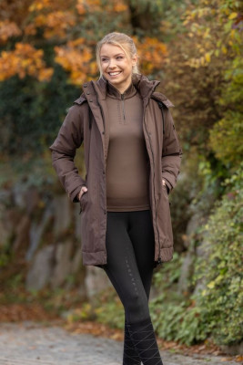 Parka Damska AW 2024/2025 Coffee Covalliero