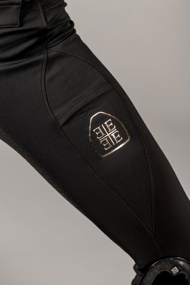 Bregginsy Jeździeckie Zimowe Aspen Czarne Equine Epoque