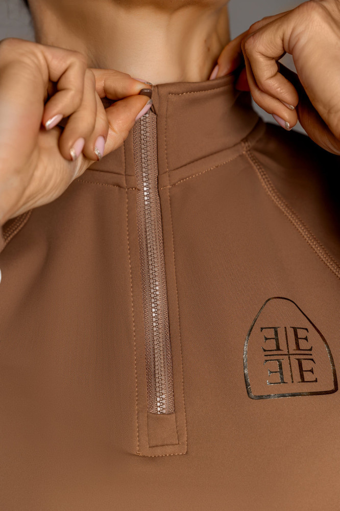 Zimowa Bluzka Aspen Karmelowa Equine Epoque