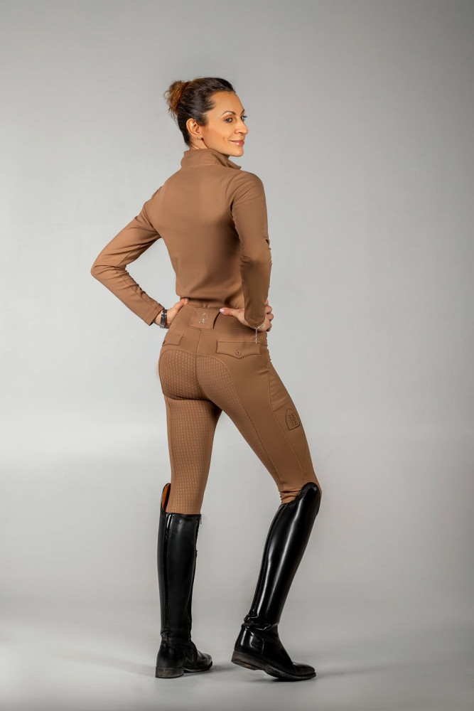 Zimowa Bluzka Aspen Karmelowa Equine Epoque