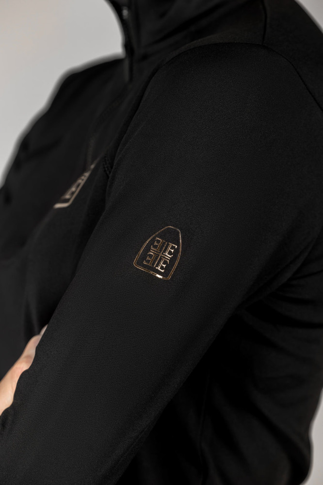 Zimowa Bluzka Aspen Czarna Equine Epoque