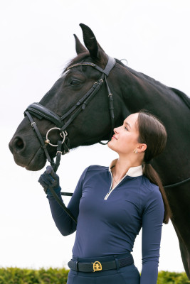 Koszulka Granatowa Cannes Equine Epoque