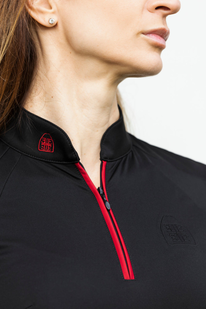 Koszulka Czarna Cannes Equine Epoque