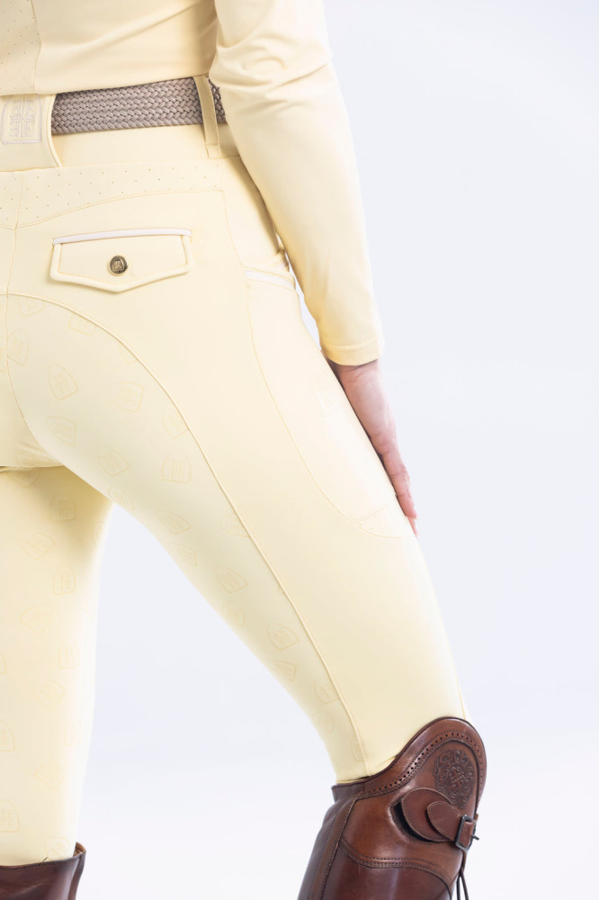 Bryczesy damskie "Cannes" lemon butter Equine Epoque