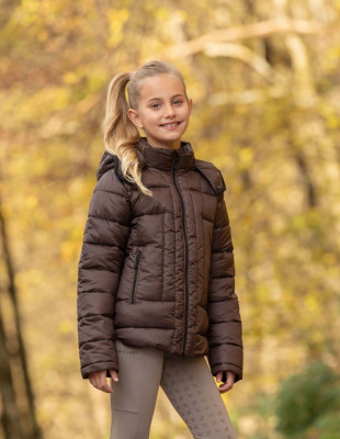 Pikowana Kurtka Dziecięca A/W 2024 Coffee Covalliero