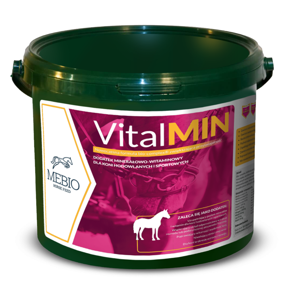 Minerały i Witaminy VitalMin 3kg Mebio Minerały i Witaminy VitalMin 3kg Mebio