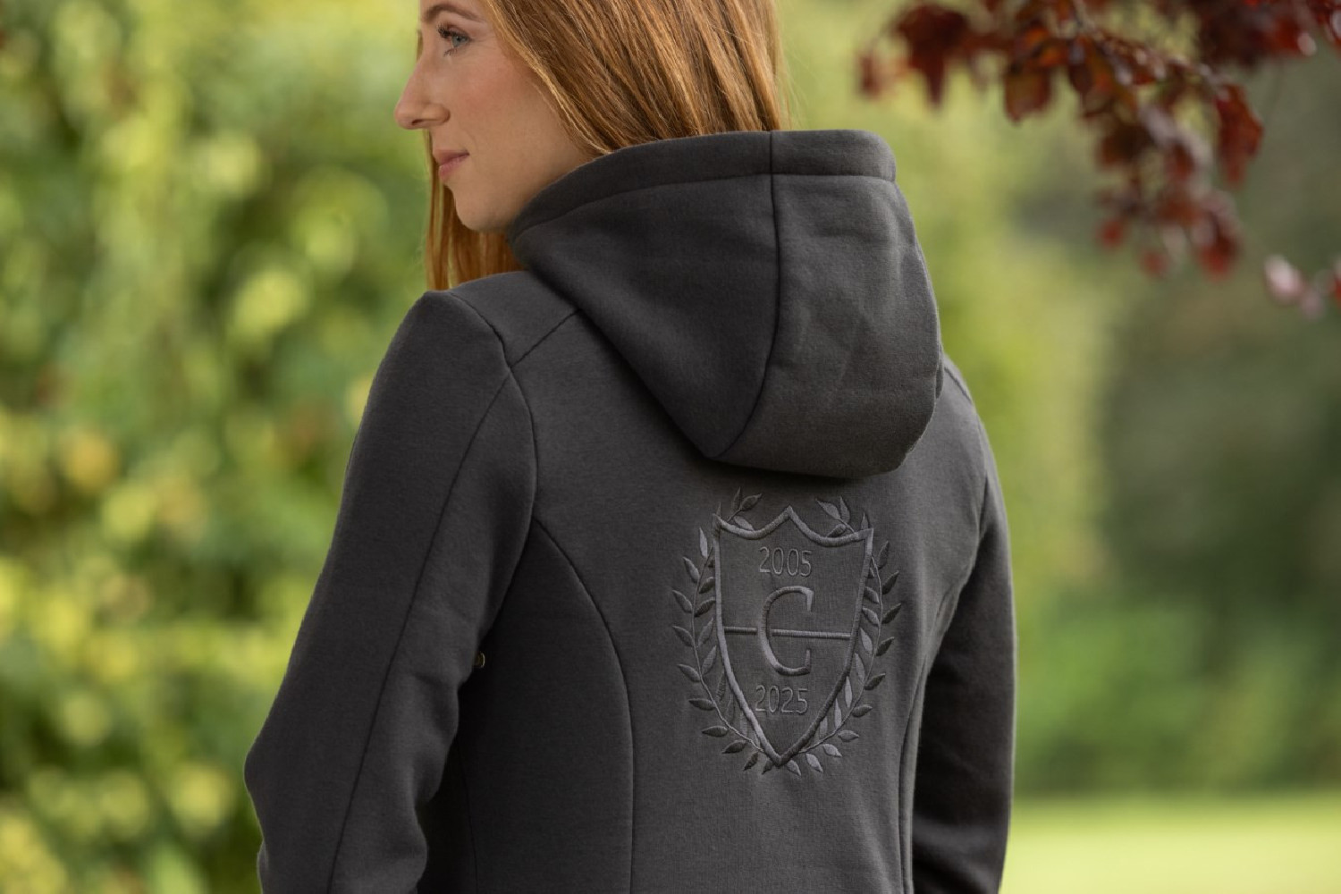 Młodzieżowa Bluza z Kapturem Steel Grey Anniversary 25 Covalliero