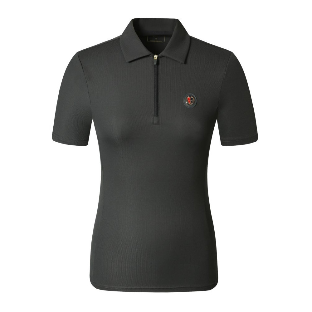 Koszulka z Krótkim Rękawem Damska Polo Steel Grey Anniversary 25 Covalliero Koszulka z Krótkim Rękawem Damska Polo Steel Grey Anniversary 25 Covalliero
