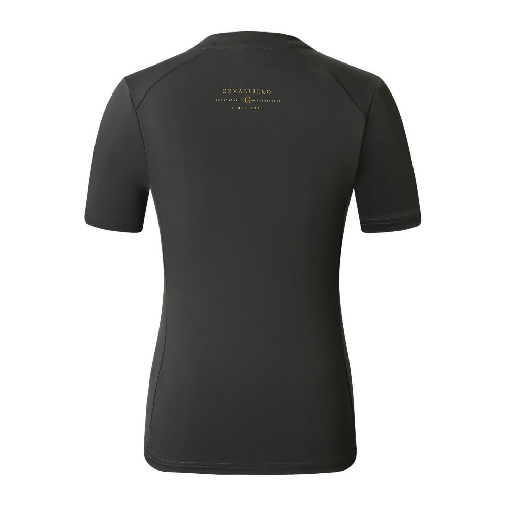 Koszulka z Krótkim Rękawem Damska Steel Grey Anniversary 25 Covalliero