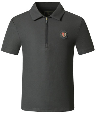 Koszulka z Krótkim Rękawem Męska Polo Steel Grey Anniversary 25 Covalliero