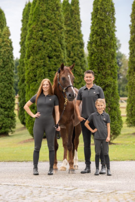 Koszulka z Krótkim Rękawem Męska Polo Steel Grey Anniversary 25 Covalliero
