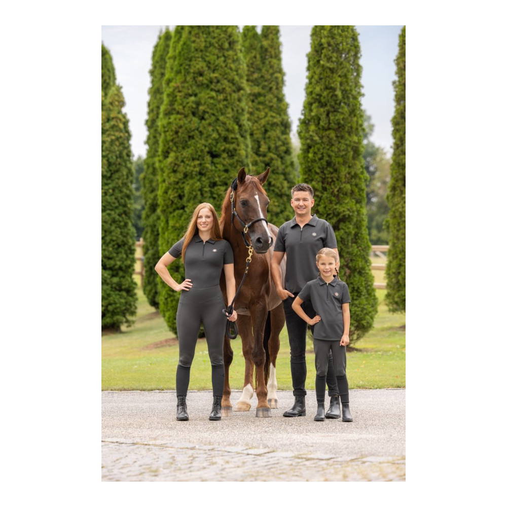 Koszulka z Krótkim Rękawem Męska Polo Steel Grey Anniversary 25 Covalliero