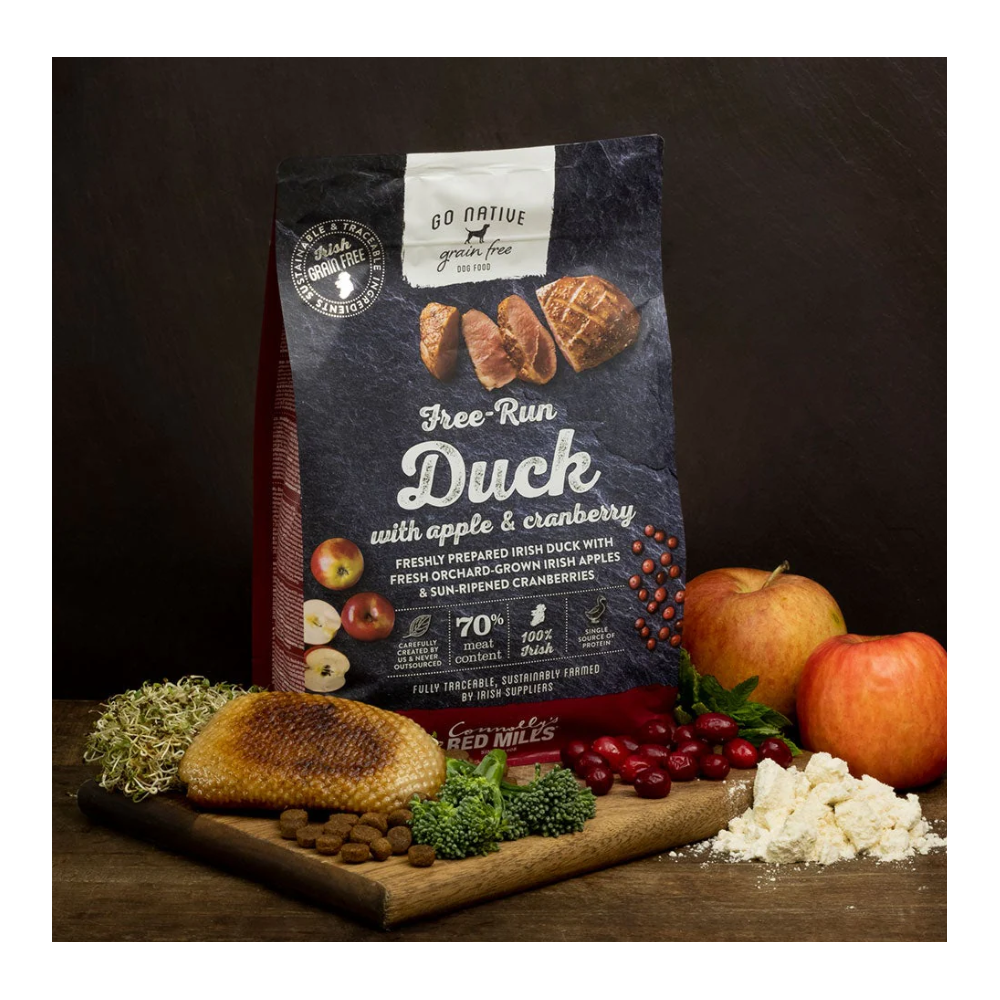 Karma dla szczeniąt z kaczką, jabłkiem i żurawiną1,5kg Go Native Karma dla szczeniąt z kaczką, jabłkiem i żurawiną1,5kg Go Native