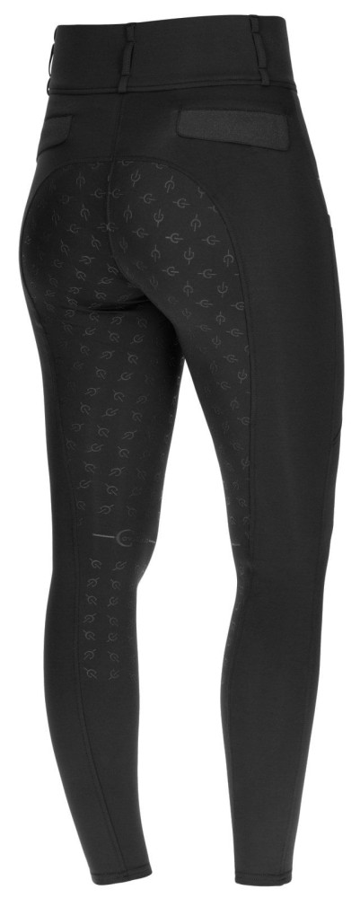 Legginsy jeździeckie "High Waist" Czarne Covalliero
