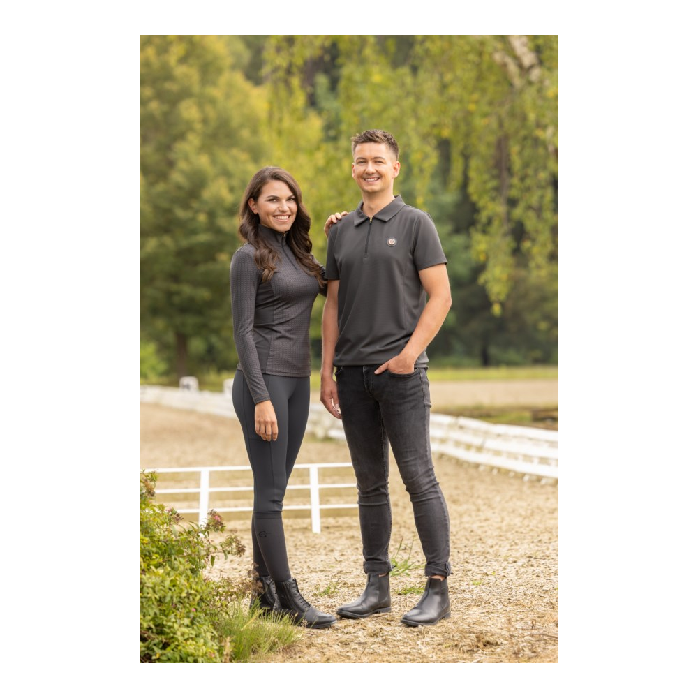 Damska bluzka z długim rękawem Active Steel Grey Anniversary 25 Covalliero