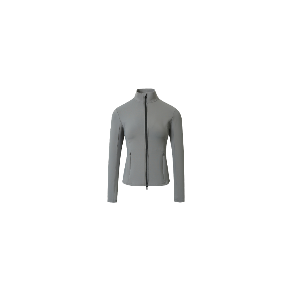 Kurtka treningowa damska A/W25 Steel grey Covalliero Kurtka treningowa damska A/W25 Steel grey Covalliero