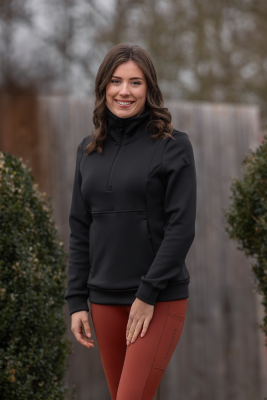 Sweter jeździecki A/W25 Black Covalliero