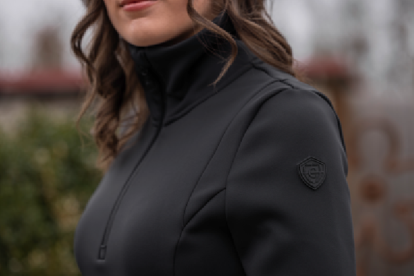 Sweter jeździecki A/W25 Black Covalliero