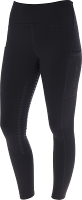 Jeździeckie legginsy termiczne A/W25 Black Covalliero