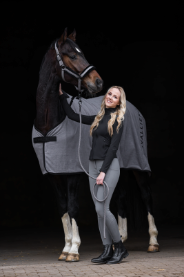 Damskie bryczesy termiczne "Grip" A/W25 Steel grey Covalliero