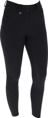 Damskie bryczesy termiczne "Grip" A/W25 Black Covalliero