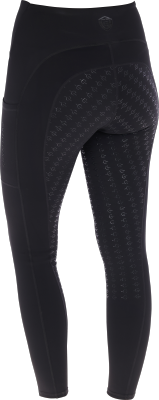 Damskie bryczesy termiczne "Grip" A/W25 Black Covalliero