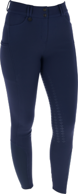 Damskie bryczesy termiczne "Grip" A/W25 Dark navy Covalliero