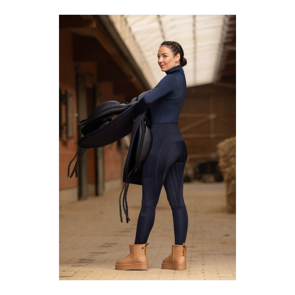 Jeździeckie legginsy termiczne A/W25 Dark navy Covalliero Jeździeckie legginsy termiczne A/W25 Dark navy Covalliero