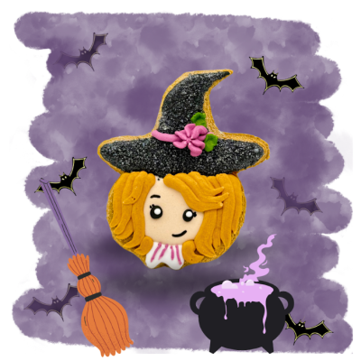 Ciasteczko witch "Halloween" Candy Horse