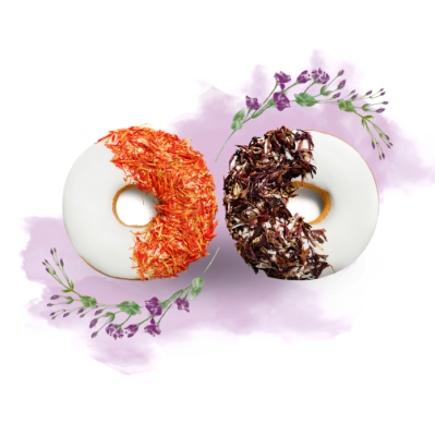 Donuty krokosz i chaber fioletowy Candy Horse