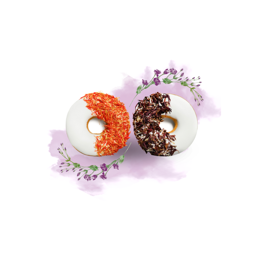 Donuty krokosz i chaber fioletowy Candy Horse