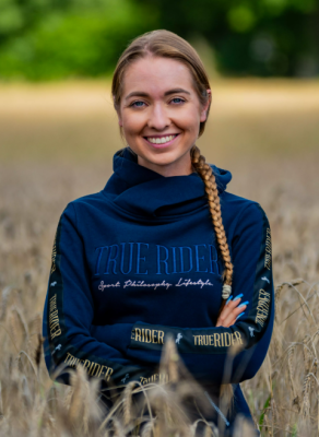 Bluza jeździecka "Komma" Granat TrueRider