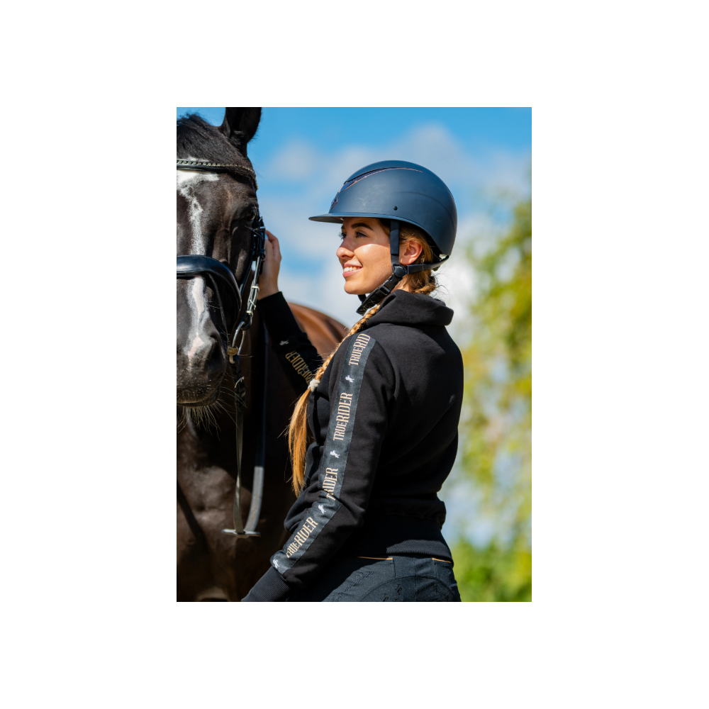 Bluza jeździecka "Komma" Czarny TrueRider