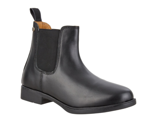 Sztyblety skórzane "Nova Jodhpur Classic" Czarny Suedwind