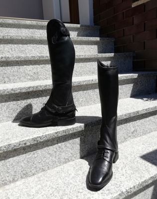 Sztylpy skórzane "Soft-Fit" Canter Club