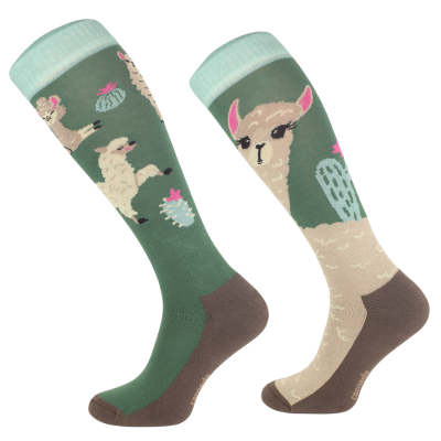 Podkolanówki jeździeckie "Crazy Alpaca" Comodo