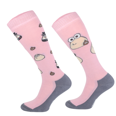 Podkolanówki jeździeckie "Pink Pou" Comodo