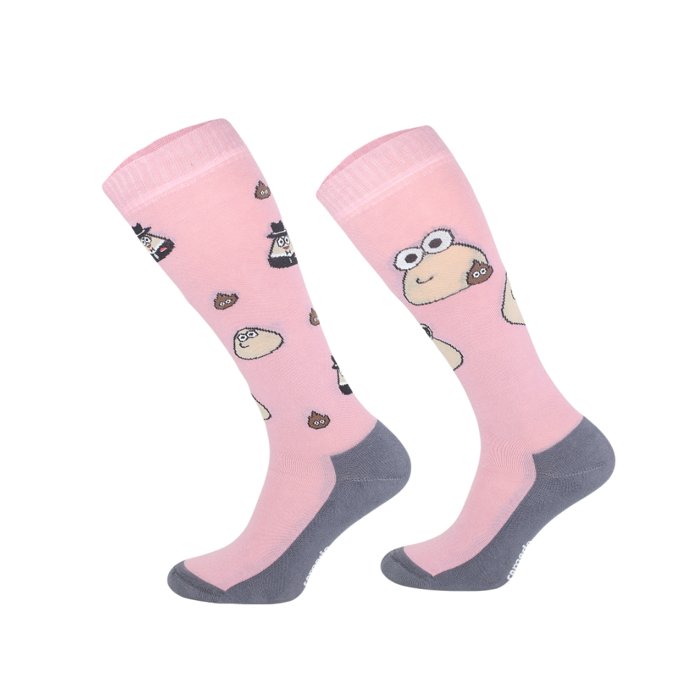 Podkolanówki jeździeckie "Pink Pou" Comodo