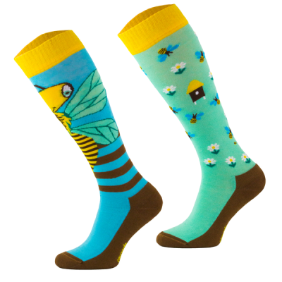 Podkolanówki jeździeckie "Bee hive" Comodo