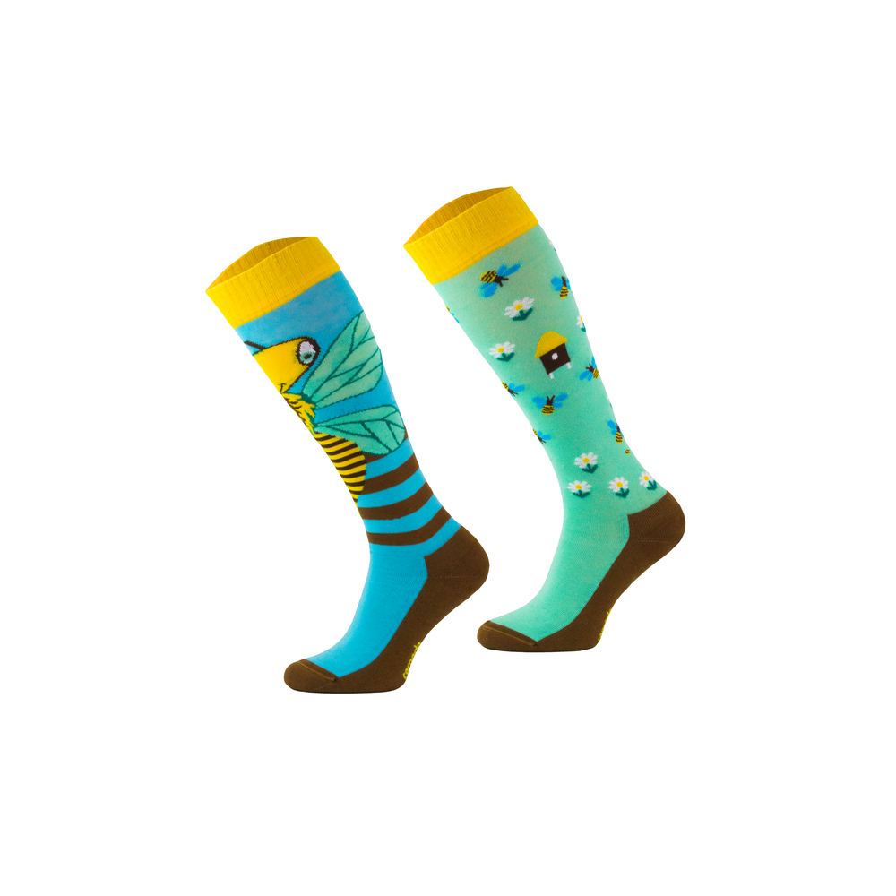 Podkolanówki jeździeckie "Bee hive" Comodo