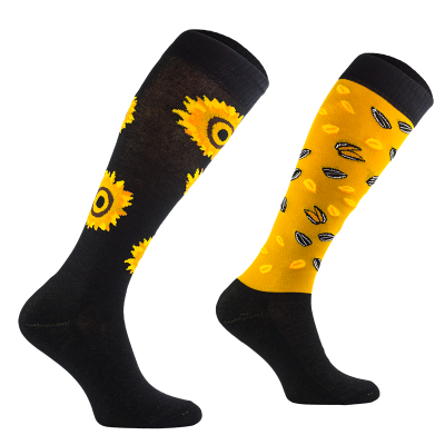 Podkolanówki jeździeckie "Sunflowers" Comodo