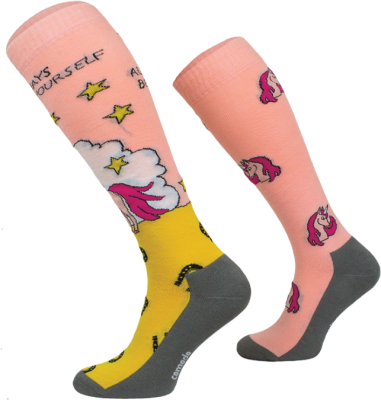 Podkolanówki jeździeckie "Pink Unicorn" Comodo