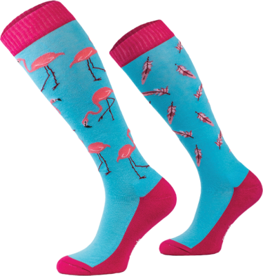 Podkolanówki jeździeckie "Blue Flamingo" Comodo