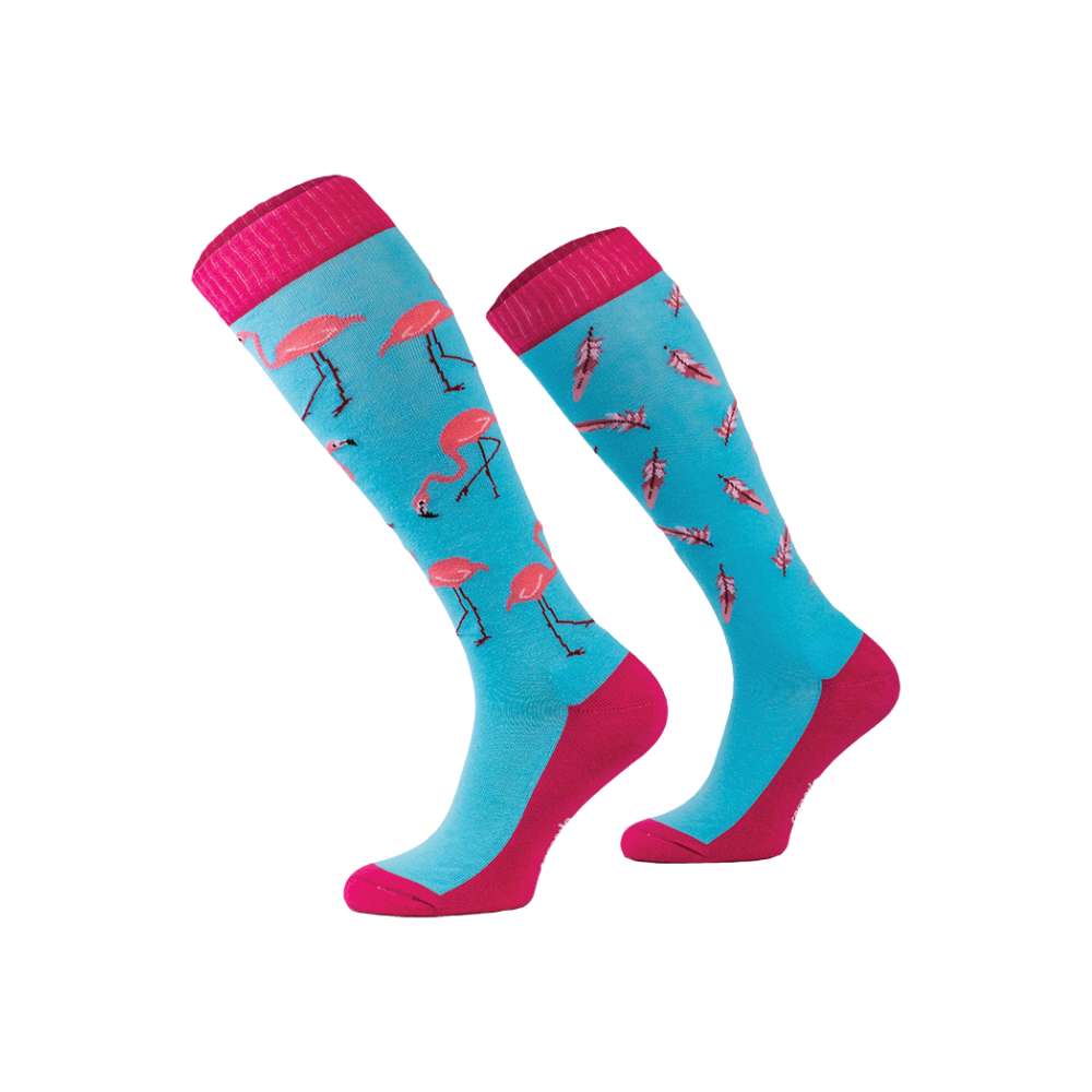 Podkolanówki jeździeckie "Blue Flamingo" Comodo