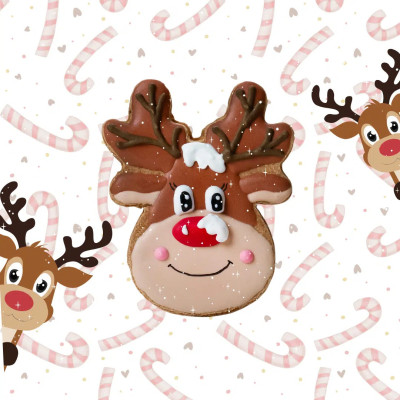 Ciasteczko renifer "Christmas" Candy Horse