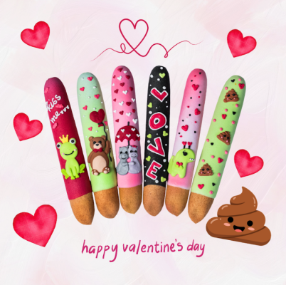 Paluchy z lukrem "Walentynki" Candy Horse